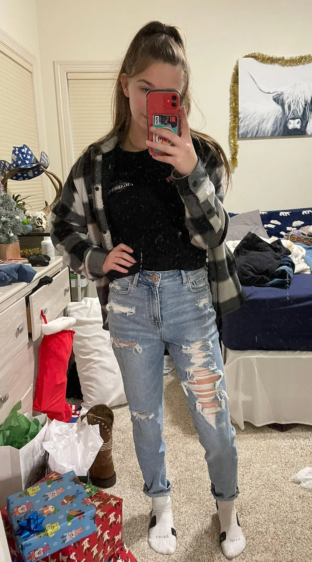 NWT American Eagle Mom Jeans - Image 2