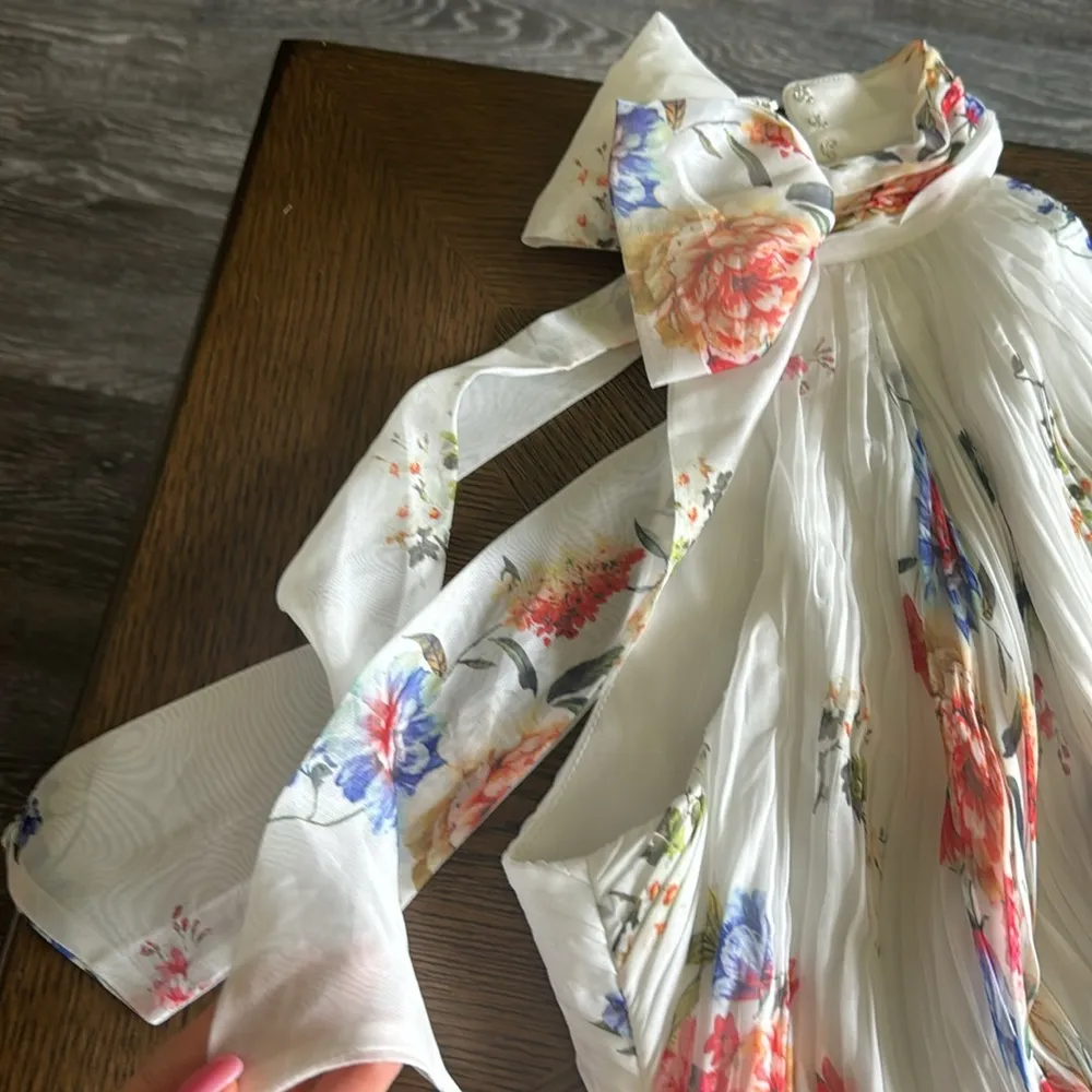 Mac Duggal A55814 Floral Print Long Dress, Size 6, $398 - Image 11