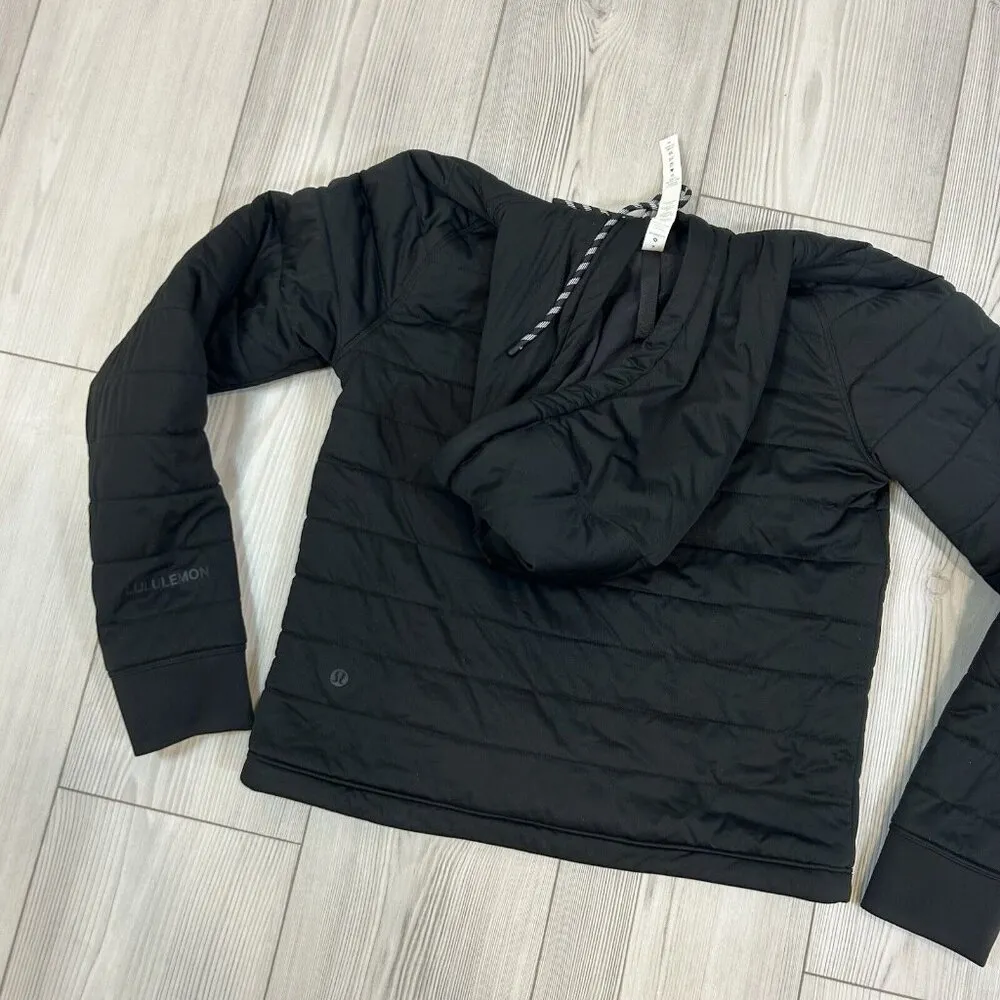 Lululemon Athletica Black Boxy Long Sleeve Hoodie Size 4 - Image 10