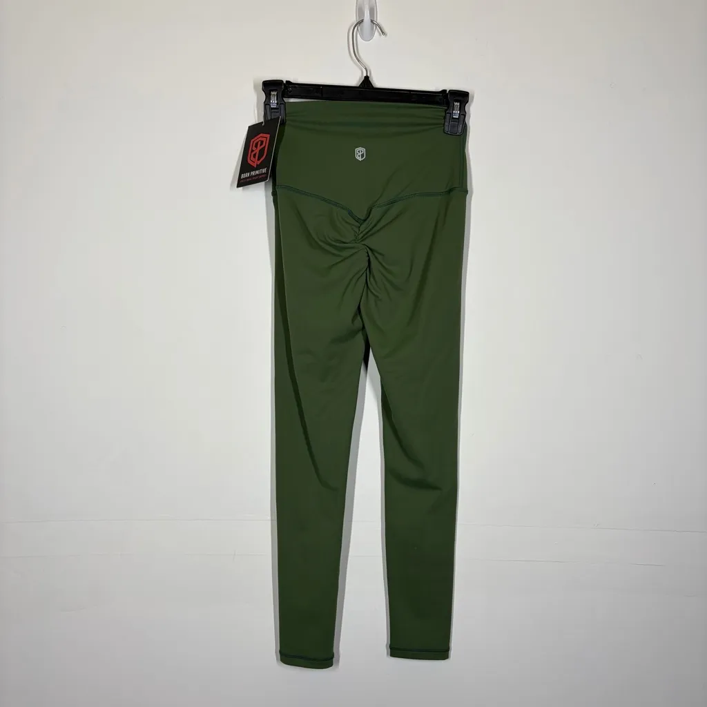NWT Born Primitive Lift Yourself Up 7/8 Legging Size XS Green - Image 4