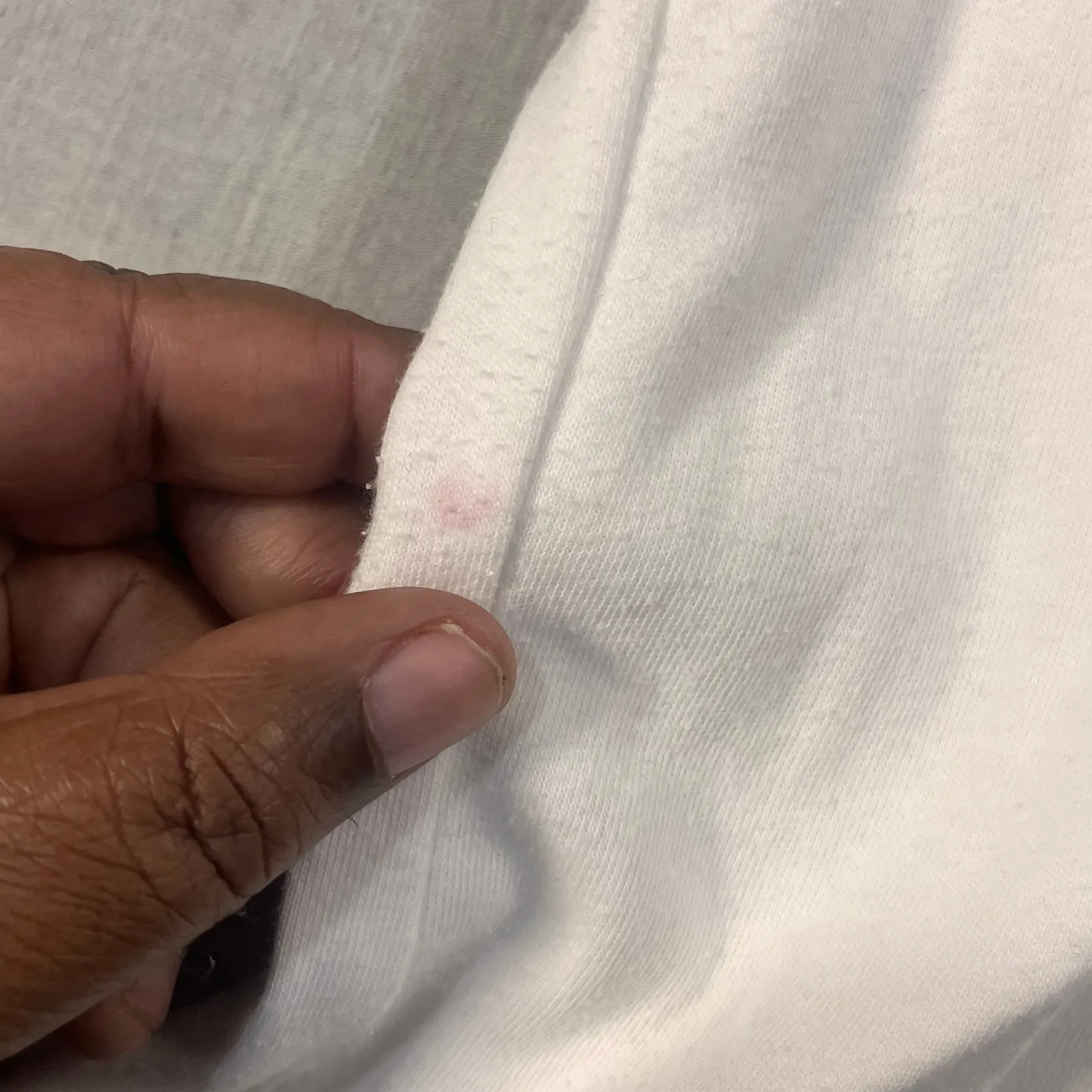 Breckenridge Petite PM White Floral Embroidered Tee Cottagecore Spring Top Cute - Image 5