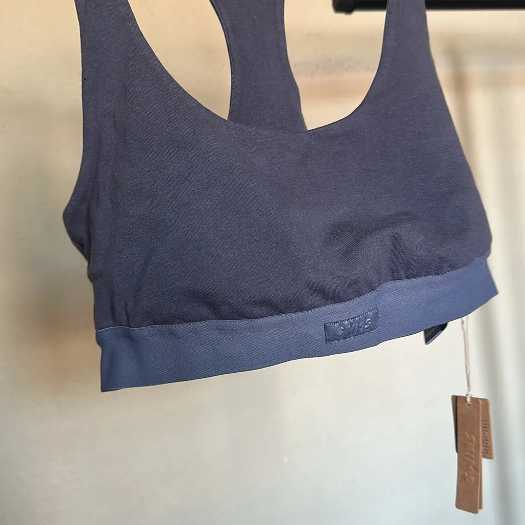 Skims‎ Outdoor Racerback Bralette Steel Blue size L NWT - Image 6