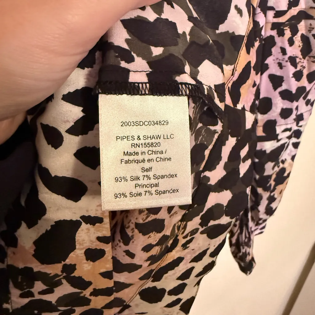 Veronica Beard Lety Blouse in Lilac Multi - Image 11