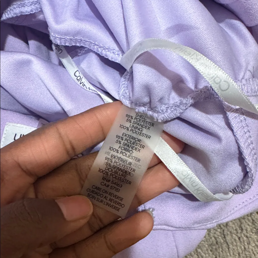 Calvin Klein Purple Jumpsuit SIZE 4 - Image 4