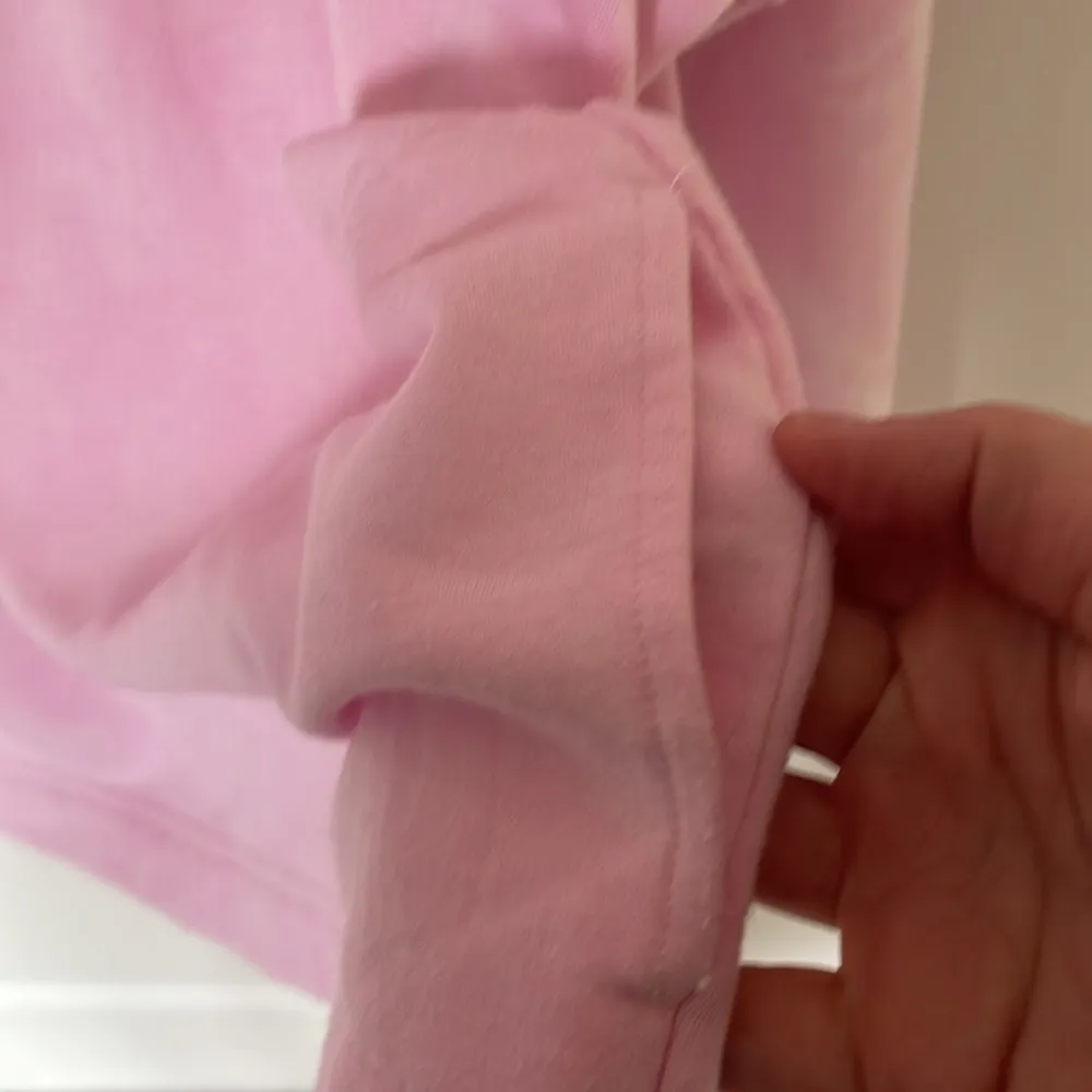 Free People Beach Pink Tye Dye Sweatshirt Medium - Image 3