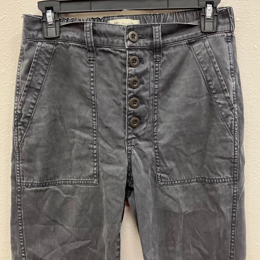 Madewell charcoal grey cargo joggers size 25 Gorpcore Streetwear tomboy #200 - Image 5