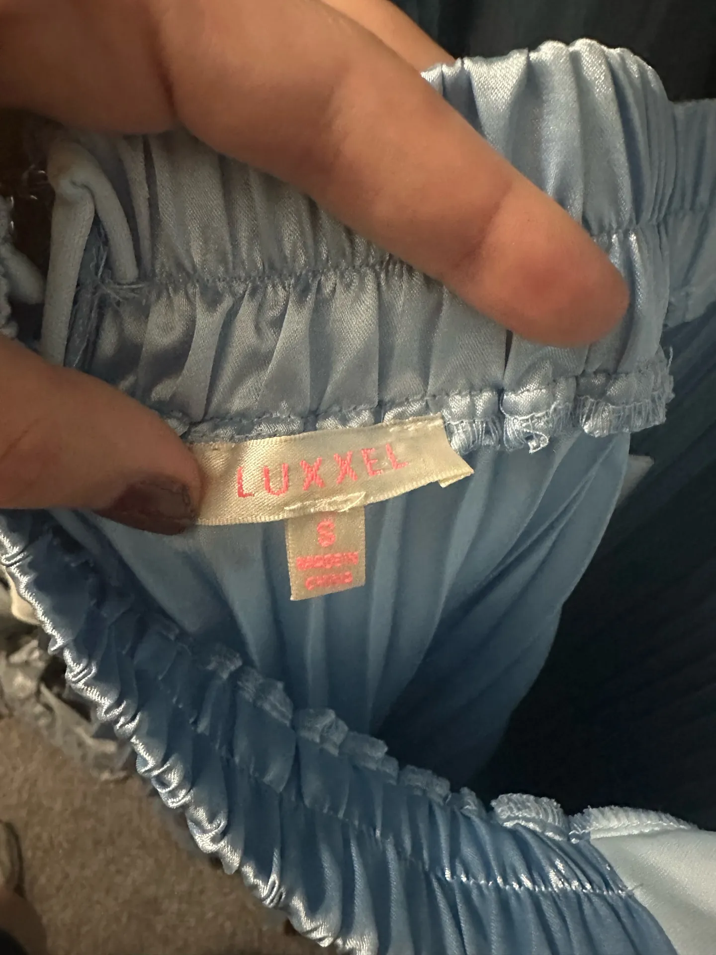 For Keeps Maxi Hazel and Olive Gown Light Blue - Image 3