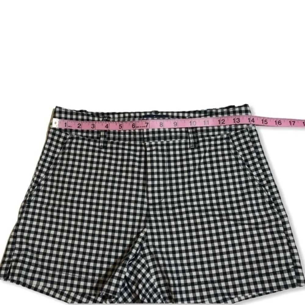 NWOT  Black White Gingham Checkered Shorts New - Image 5