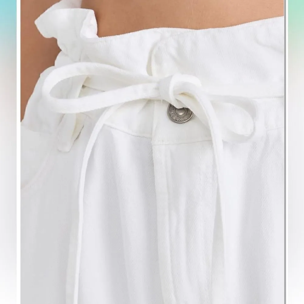 NWT 7 For All Mankind Women's Paperbag Balloon Jeans size 25 - Image 5