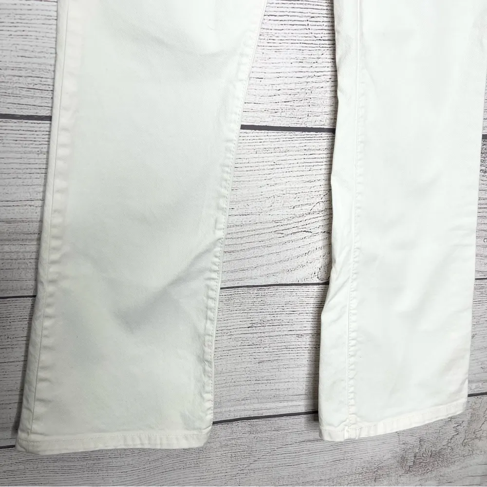 GAP White Low Rise Bootcut Jeans Size 10 Waist Size 30 - Image 5