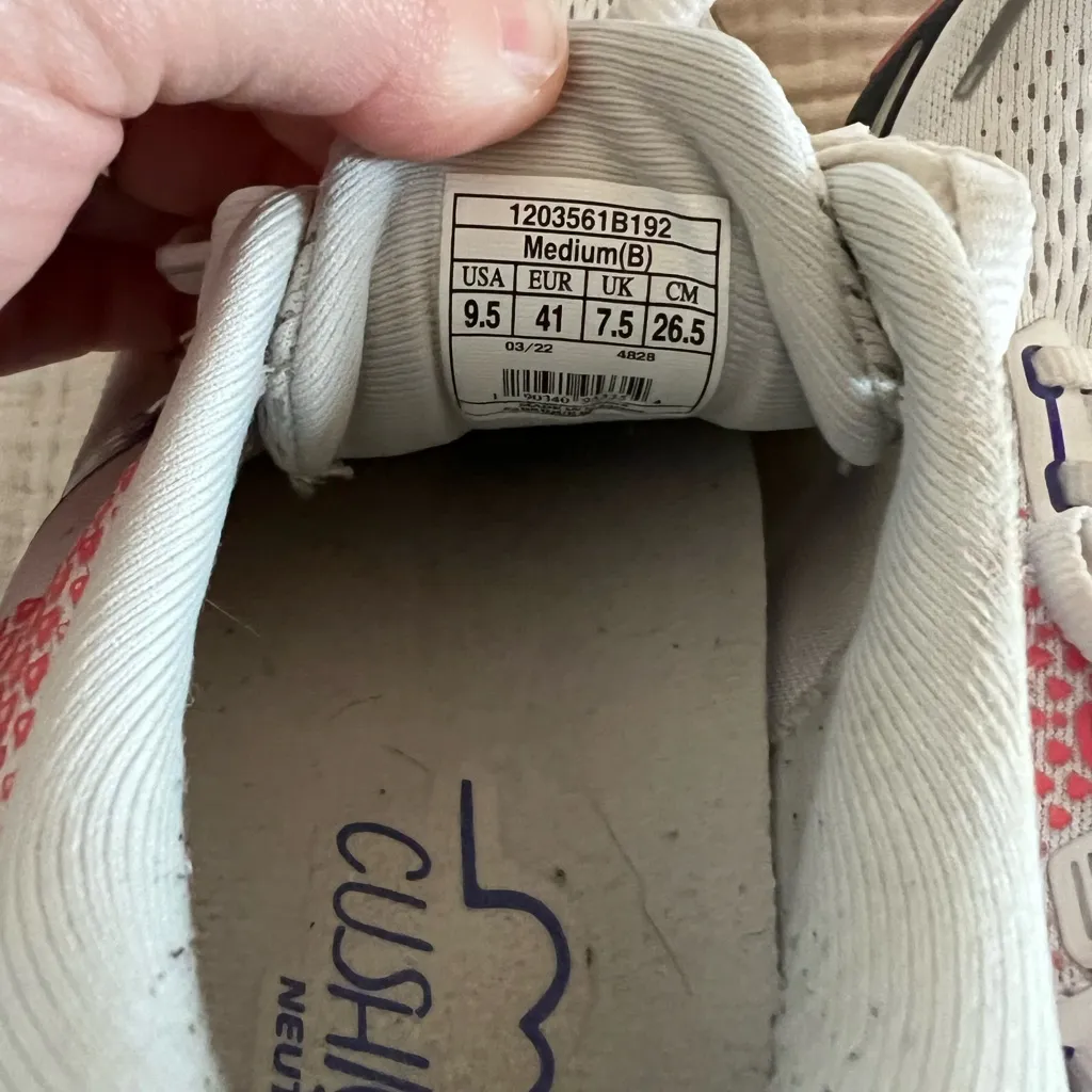 Brooks Women's Adrenaline GTS Shoes - White, Gray, Purple, Red - Image 4