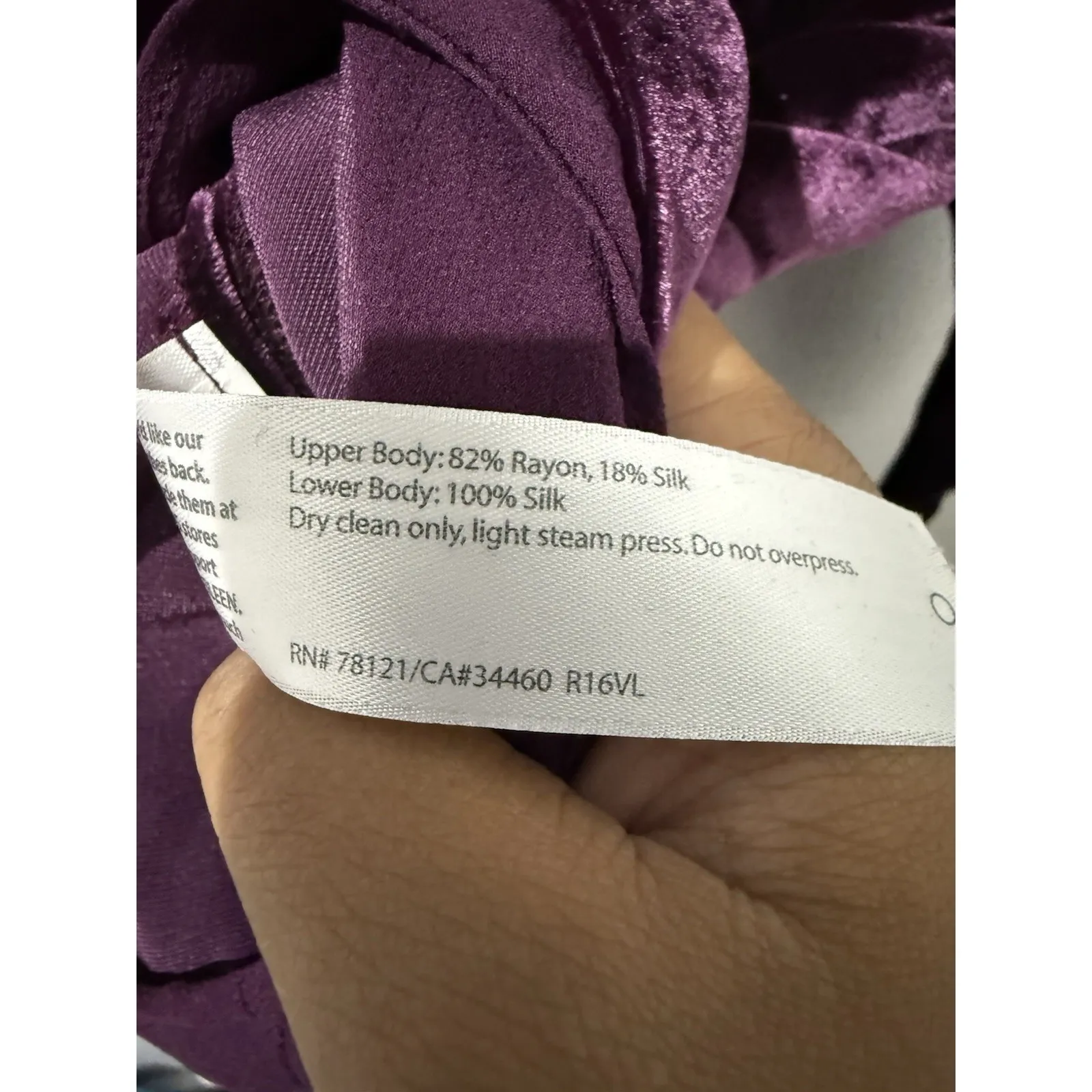 Eileen Fisher Raisonette Bateau Neck Velvet Sheer Hi-Lo Hem‎ Top Size Large U - Image 7