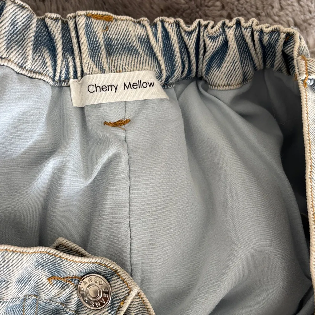 Denim Mini Skirt - Image 3