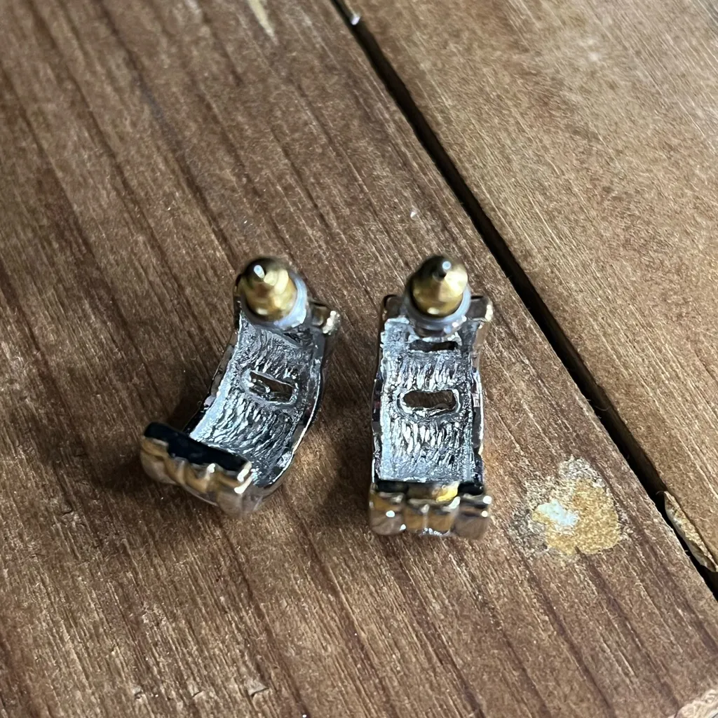 NWOT Premier Designs “Profile” Gold and Silver Hoops - Image 5