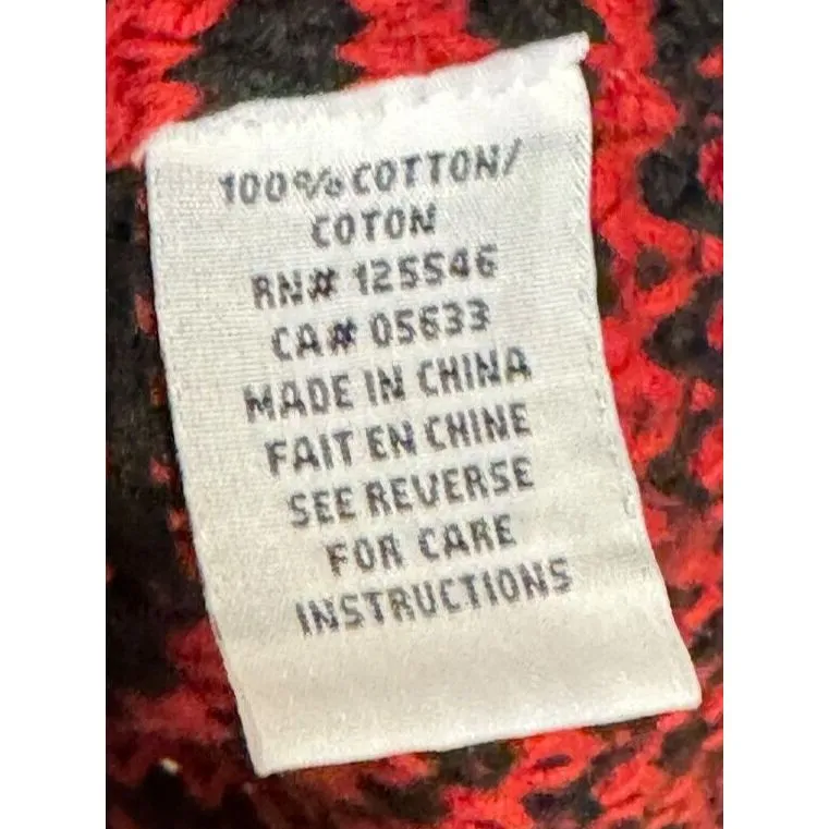 Habitat Womens Sweater Long Sleeve Boxy Fit Button Cowl Neck Pullover Large - Image 6