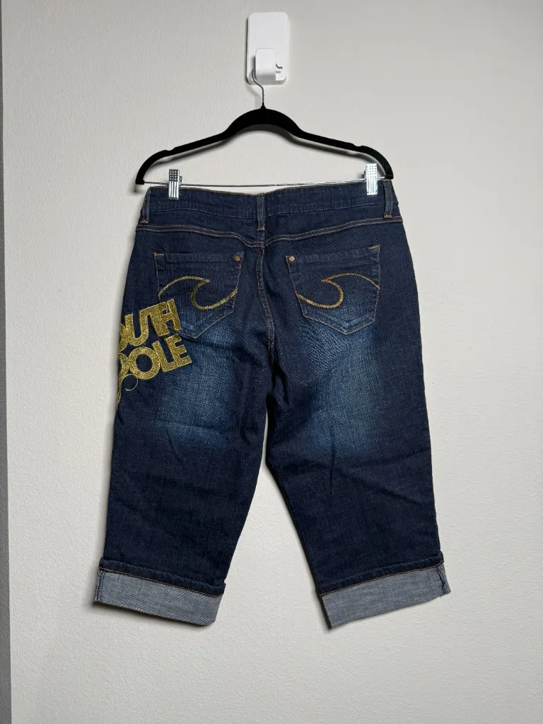 Y2K SouthPole Denim Blue Capri Jeans  - Image 2