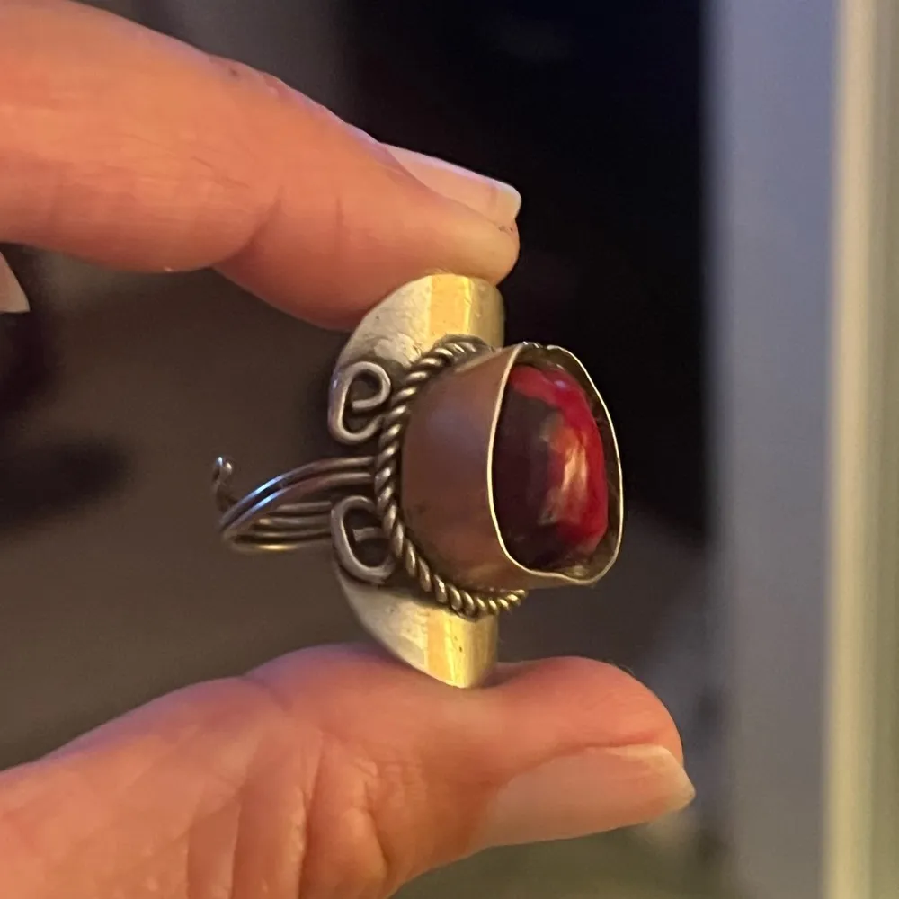 HUAYRUROS INCA Ring extra Large Stone from PERU - Image 2