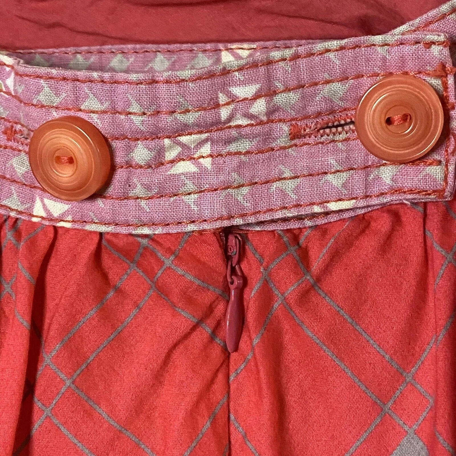 Vintage FREE PEOPLE women's‎ Sz 2 SunKissed summer midi dress Y2k babydoll - Image 12