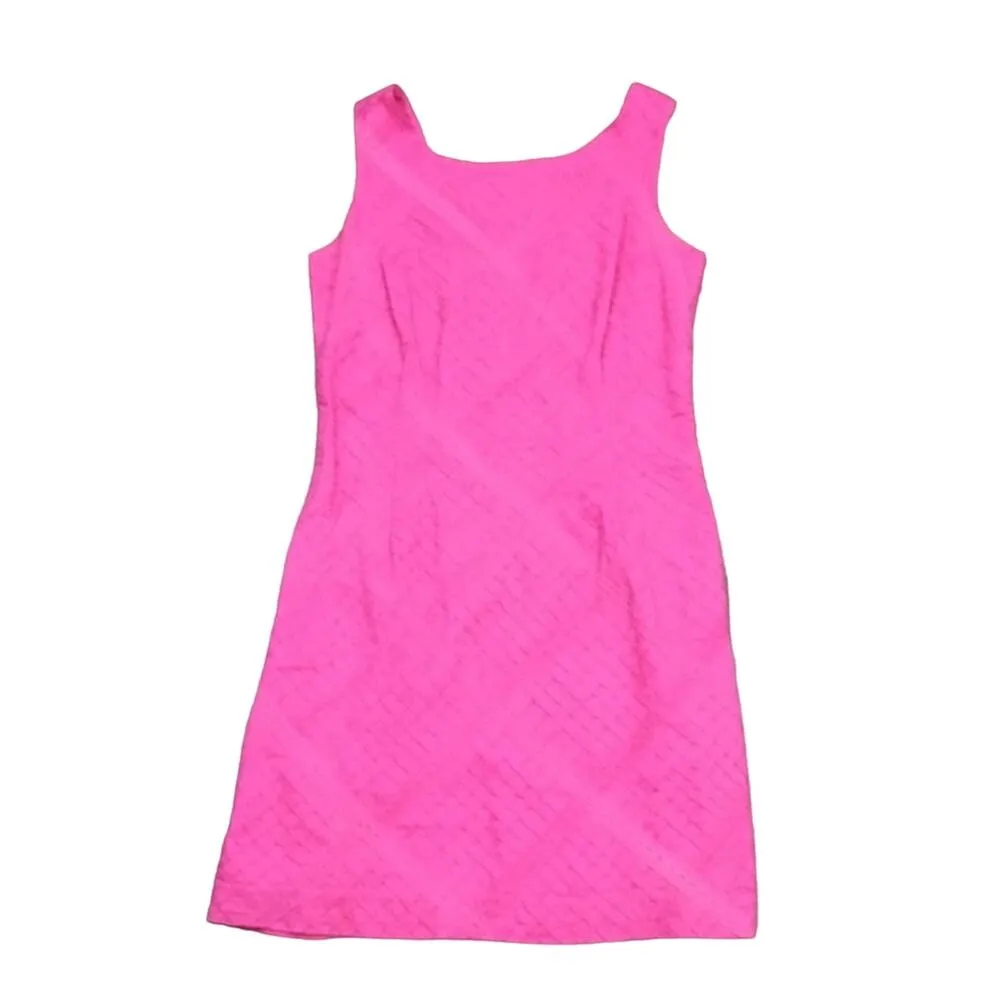 Lilly Pulitzer Sunshine Sleeveless Mini Dress in Hotty Pink Lace - Image 2