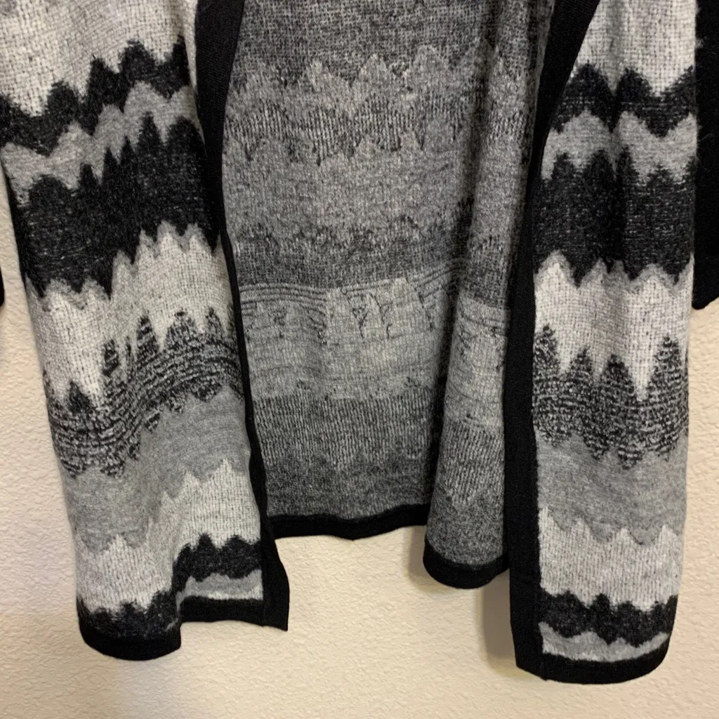 Laura Ashley long cardigan sz L wool blend winter fall preppy career work church - Image 6