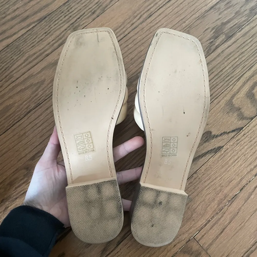 Vici Skye Padded Square Toe Sandal - Nude - 8.5 - Image 5