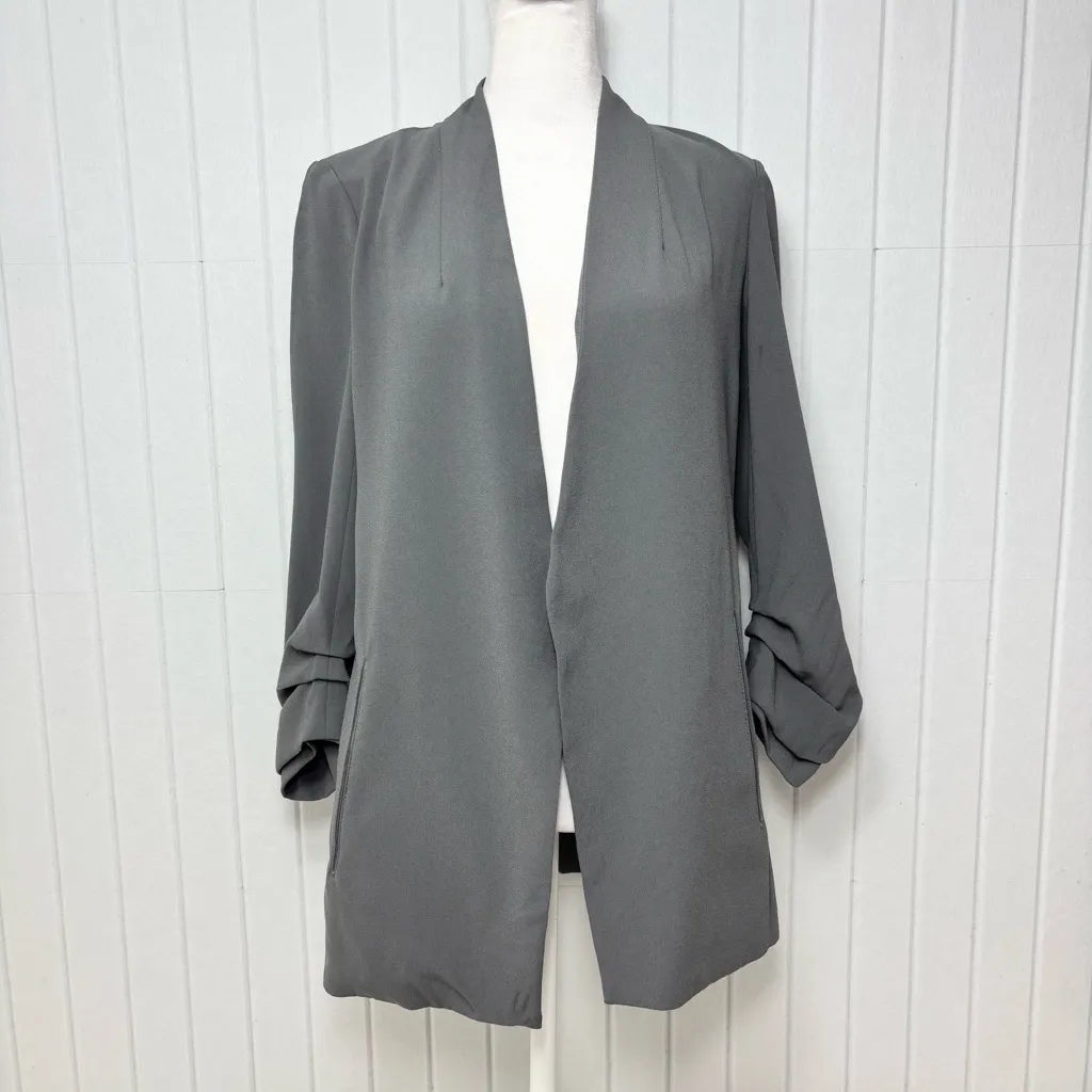 Babaton Slate Gray Women's Blazer Size 2 - Image 3