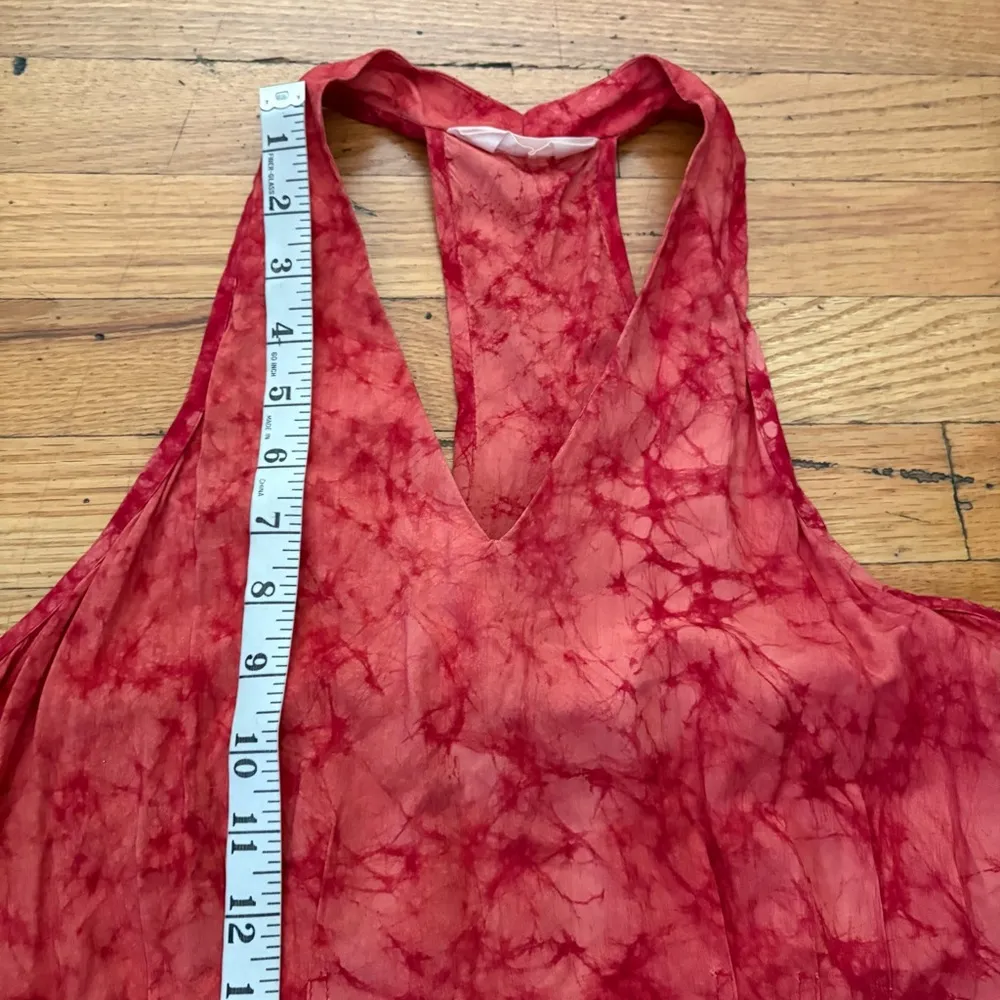 Red Racer Back Kozii Shop MIDI Dress Size Large - Image 4