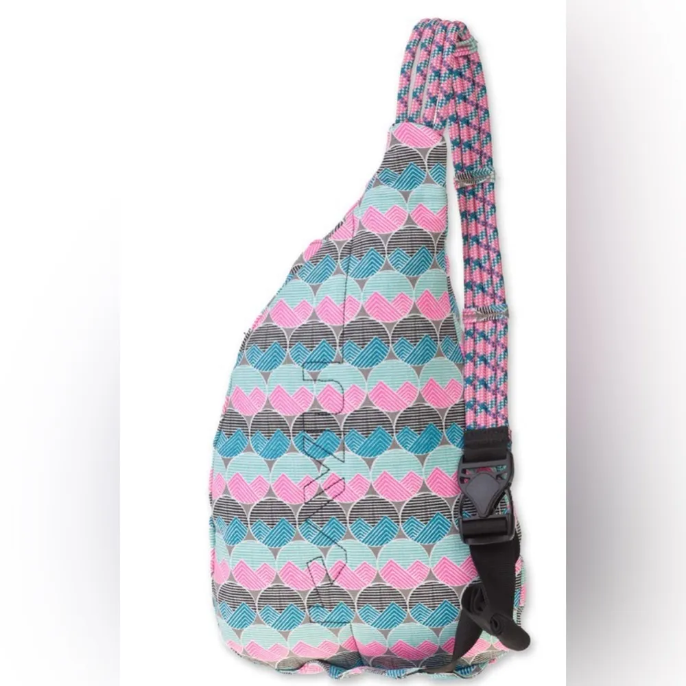 KAVU Original Rope Bag - Compact Lightweight Crossbody - Horizon Dots preowned - Image 4