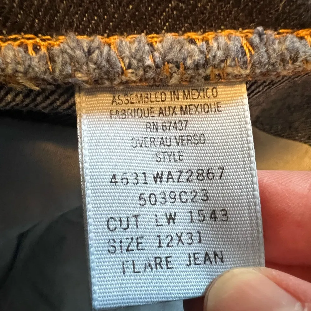 Ralph Lauren Polo Jeans Flare Vintage 90s Y2K Flag Logo Women’s Size 12 12x31 - Image 9