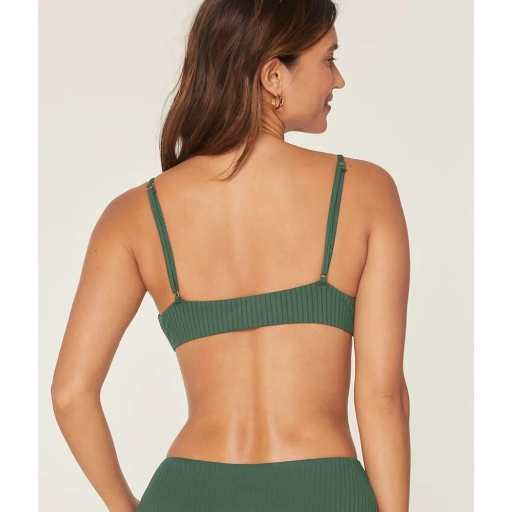Andie Swim The Molokai Bikini Top in Evergreen XXXL NWT - Image 7