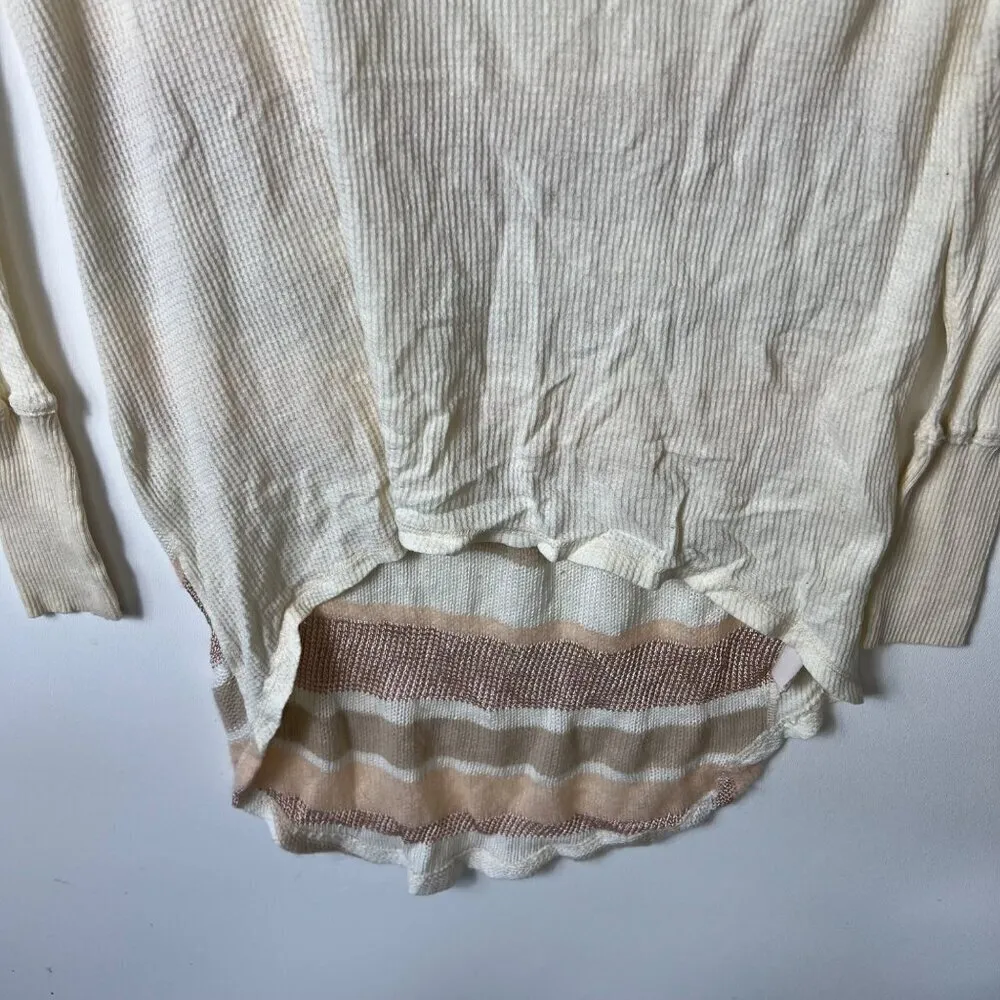 Free people we the‎ free long knit tunic thermal top women’s size small - Image 3