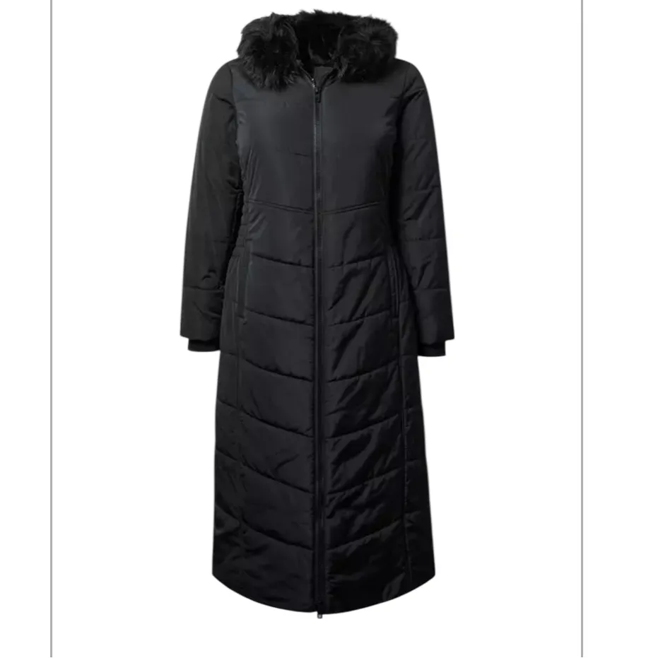 Torrid Plus Size Black Maxi Puffer Snow-Ready Fit & Flare Coat - 2 / 2X - Image 8