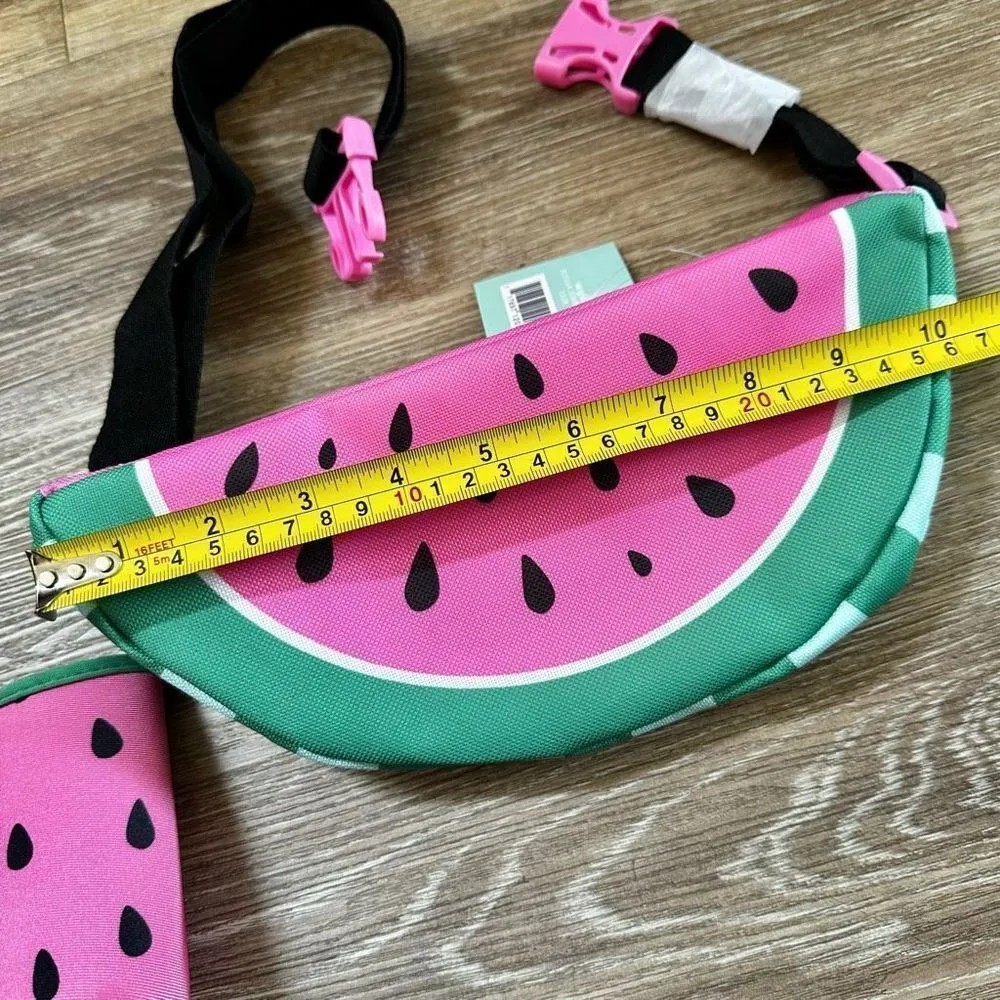 Ulta watermelon Fanny pack and drink holder Pink - Image 8