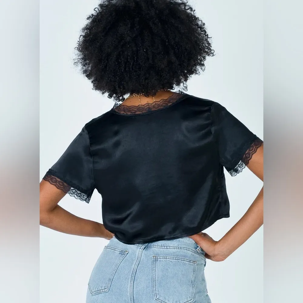 princess polly vintage tie up top - Image 8