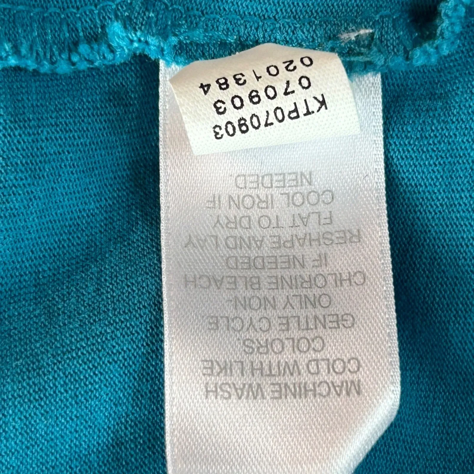 J Jill Womens Wrap Tunic Top Size XL Tall‎ Basic Everyday Essential Simple Comfy Blue - Image 7