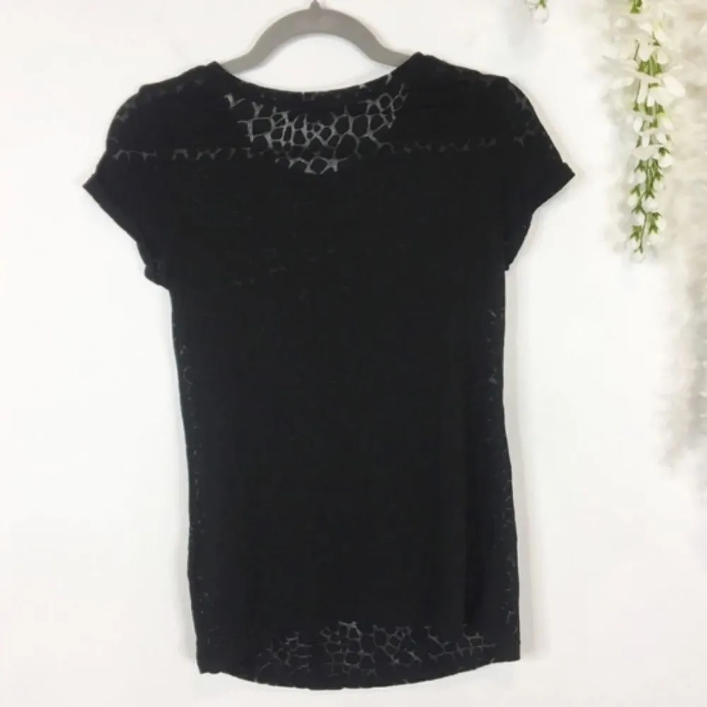 ✨5xHP✨H&M MAMA maternity top sheer leopard print✨ - Image 5