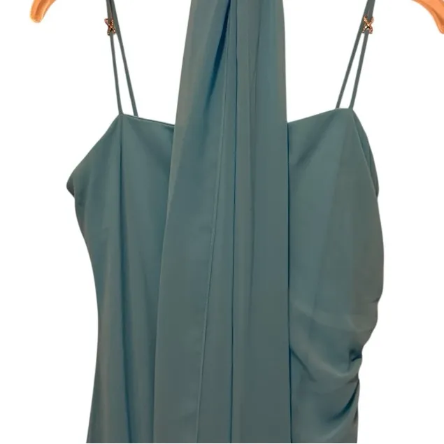 Dollar Blue Dress with Scarf Size L - Image 2