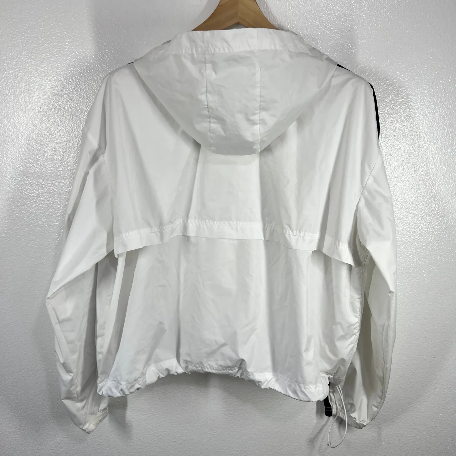 Nike Windrunner Jacket‎ Full Zip Lightweight Black Trim White XL Sun Protection - Image 3