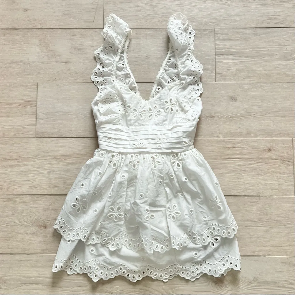 For Love and Lemons Serena Mini Dress Size Small - Image 3