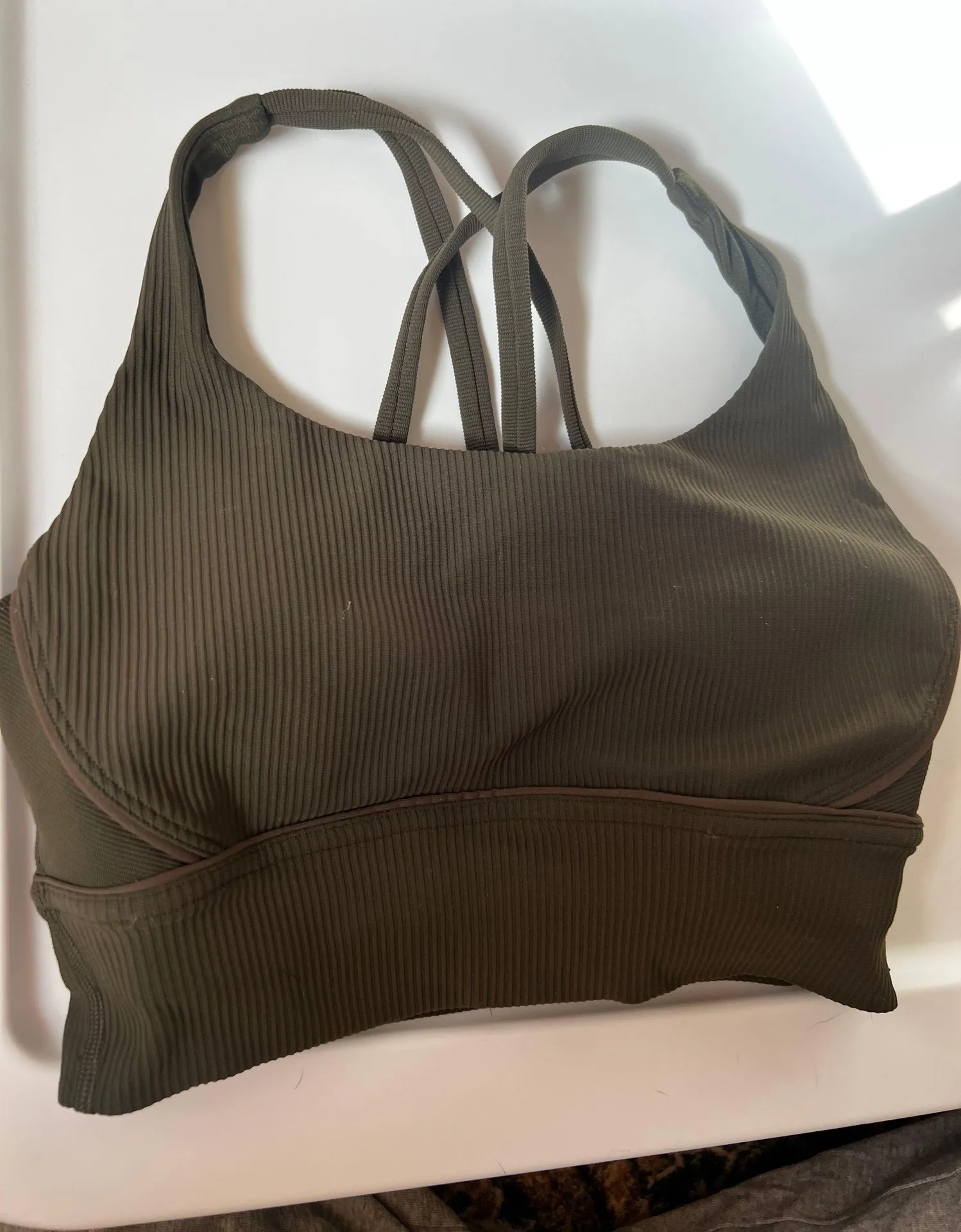Lululemon Ribbed Sports Bra - Image 2