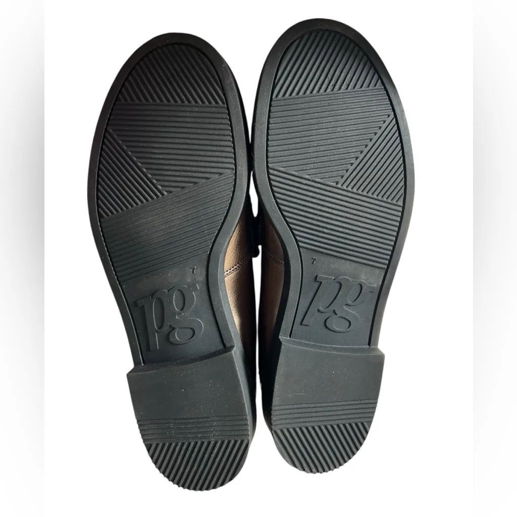 Paul Green NWOB Stacy Flat Women's Leather Shoes Loafers Grunge Metallic US 9.5 - Image 9