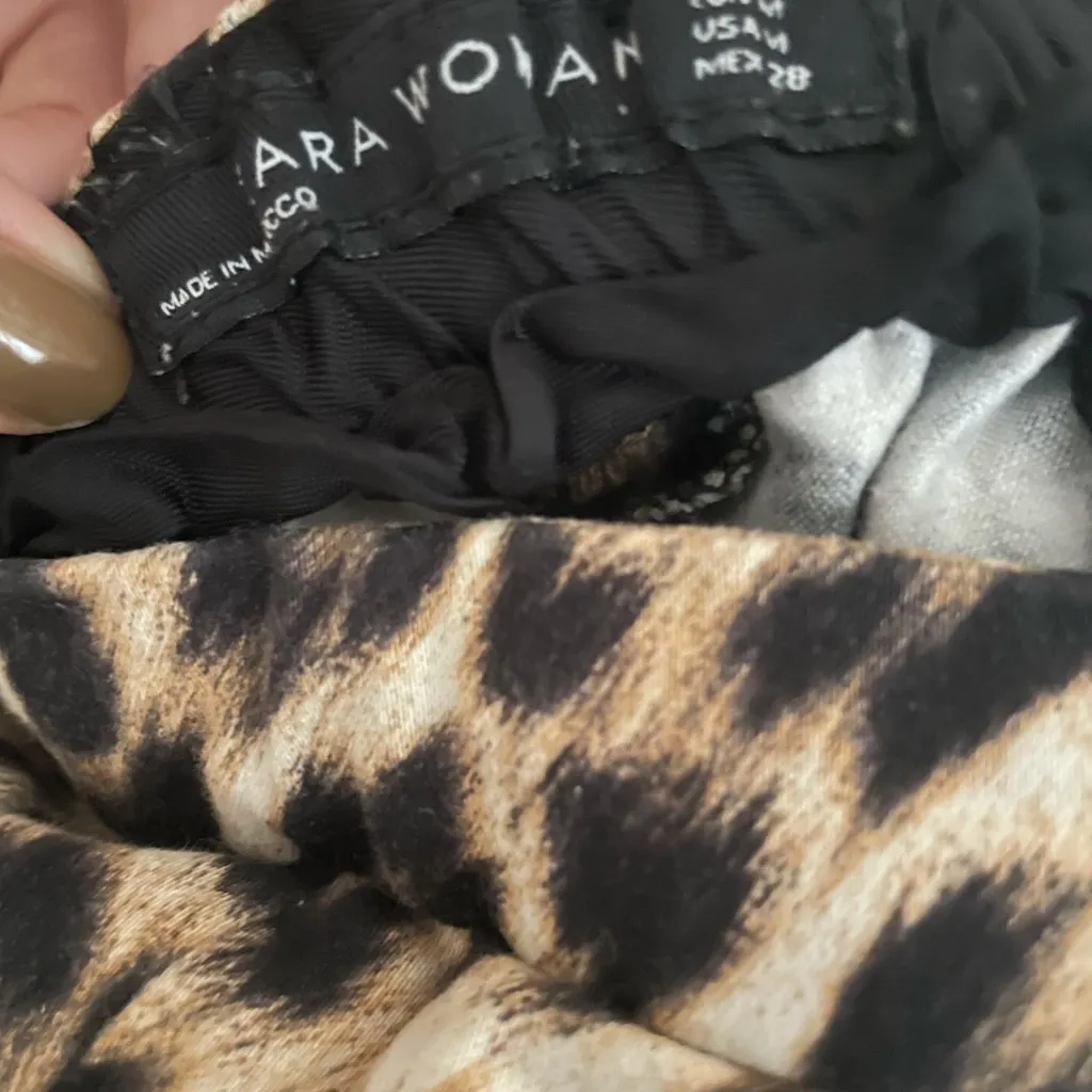 Zara leopard print pants. Used /as new - Image 5