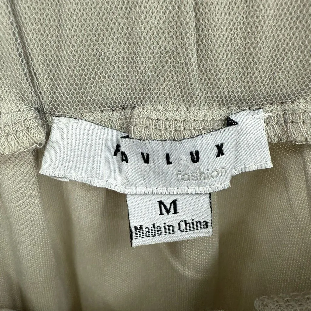 Favlux Women’s Medium Grey Tulle Ruffle Skirt Whimsical Fairy - Image 2