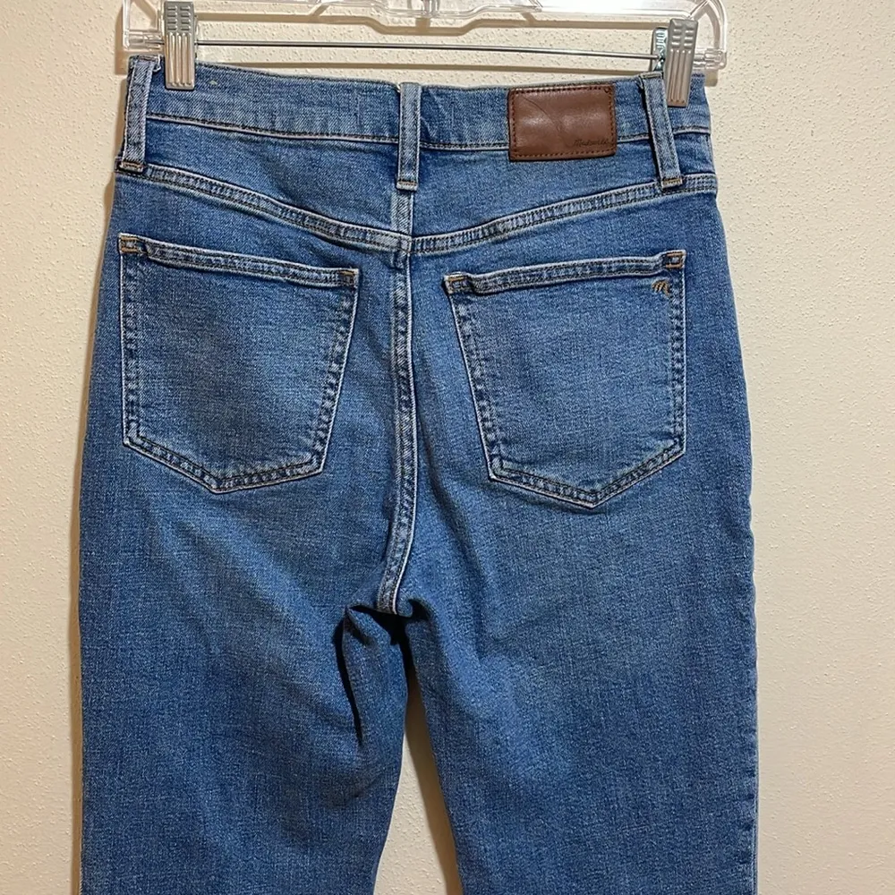 Madewell Slim Demi-Boot Hemp Denim Jeans in Enright Wash Size 25 NA931 - Image 11