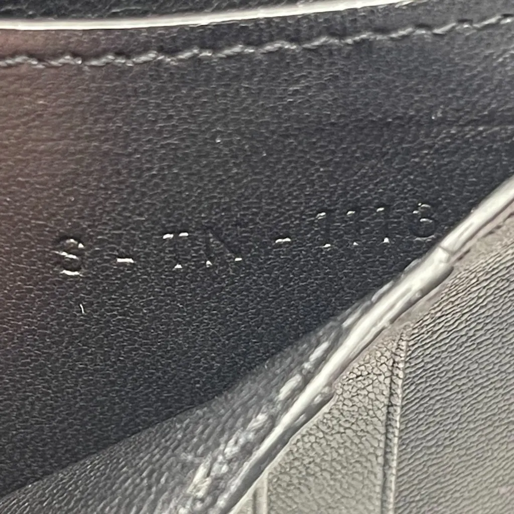 Celine Leather Zip Around Compact Bifold Wallet in Orange - Preowned - Image 4