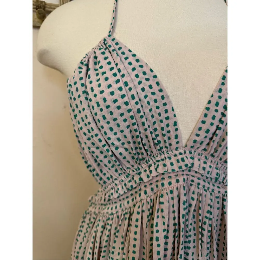 The Reset By Jane Pink Strappy Ruffle Mini Dress S NEW - Image 2