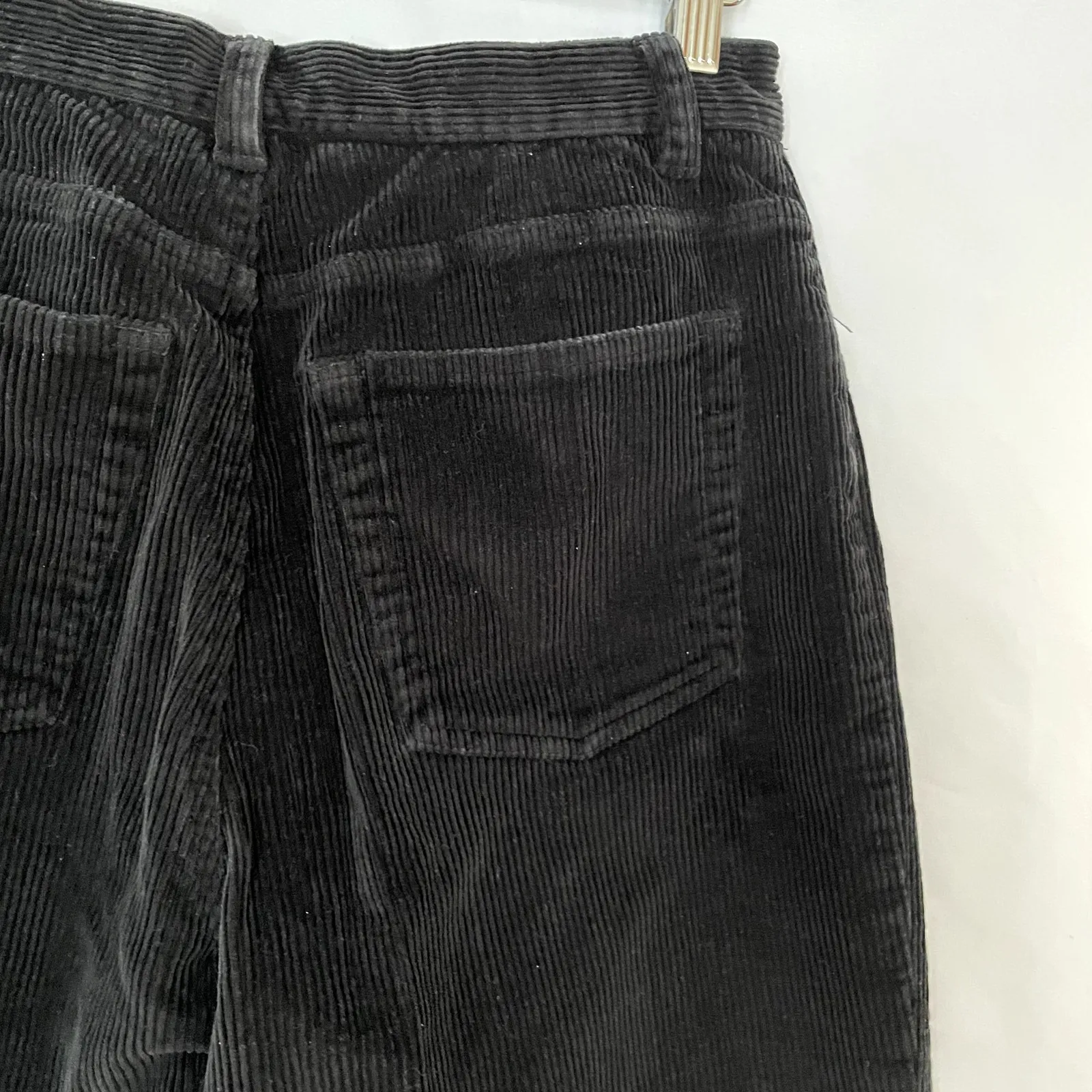 Jones New York Sport black corduroy pants cotton women's size 8 trousers - Image 4