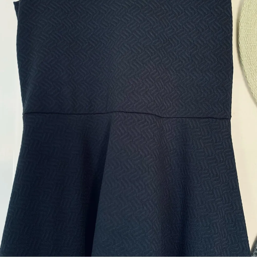 Women's Black Ribbed Stretchy Fit & Flare Sexy Cocktail Mini Dress | Size: S - Image 3