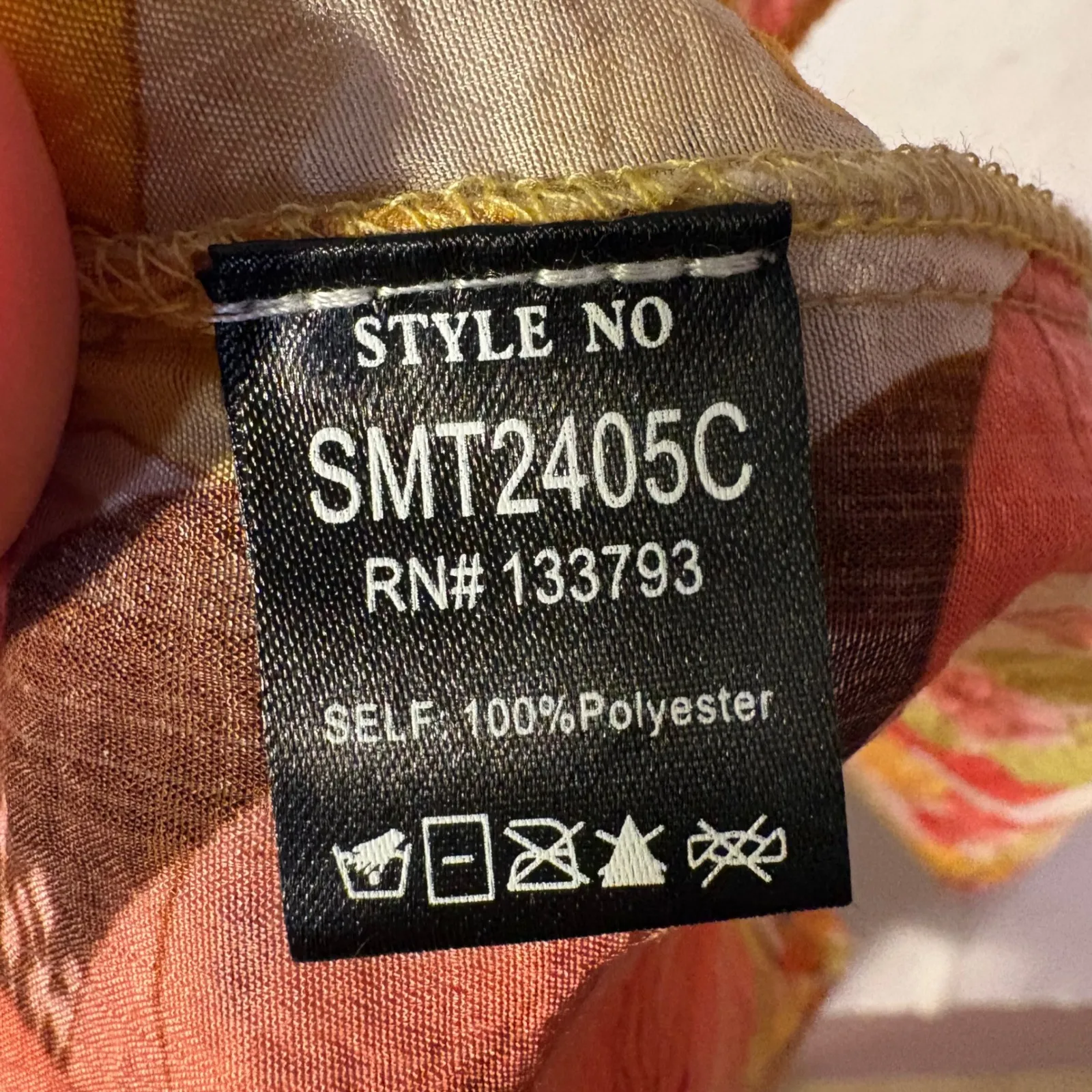 POL  flowy oversized Floral Patchwork Long Sleeve Collared Button blouse S/M - Image 7