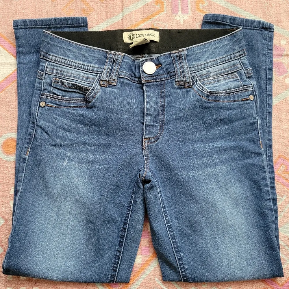 Democracy Ab Technology Crop Ankle Skinny Jeans Size 2 - Image 3